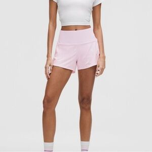 Lululemon Athletica Soft Pink Women's Athletic Shorts